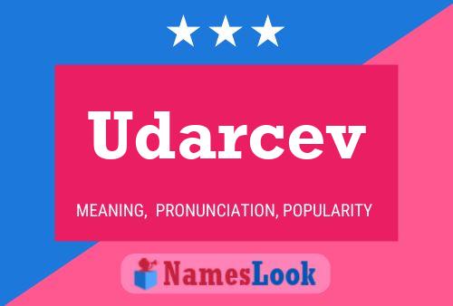 Póster del nombre Udarcev