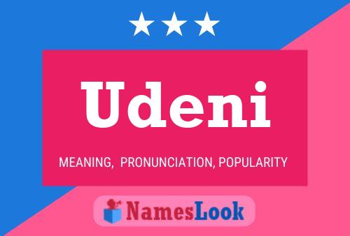 Póster del nombre Udeni