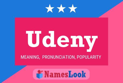 Póster del nombre Udeny