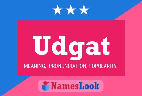 Póster del nombre Udgat