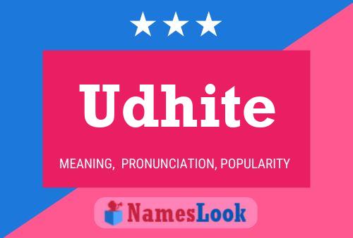 Póster del nombre Udhite