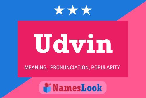 Póster del nombre Udvin