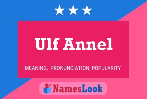 Póster del nombre Ulf Annel