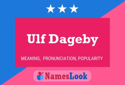 Póster del nombre Ulf Dageby