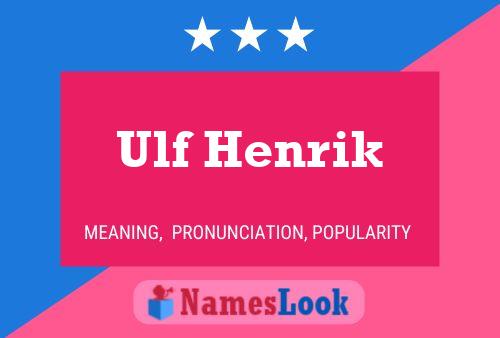 Póster del nombre Ulf Henrik