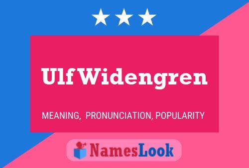 Póster del nombre Ulf Widengren