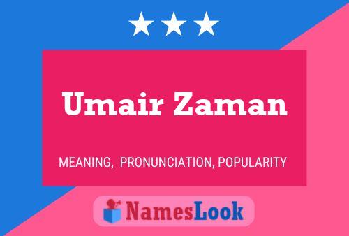 Póster del nombre Umair Zaman