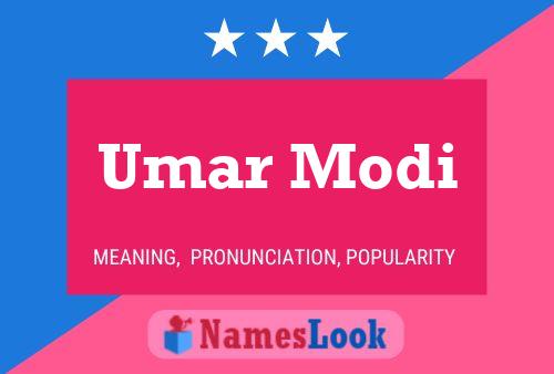 Póster del nombre Umar Modi