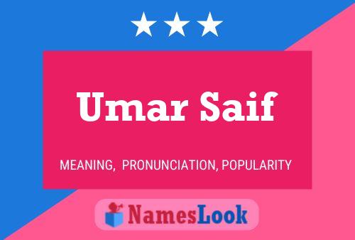 Póster del nombre Umar Saif