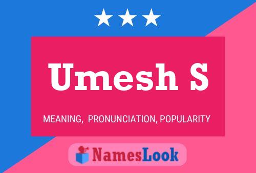 Póster del nombre Umesh S