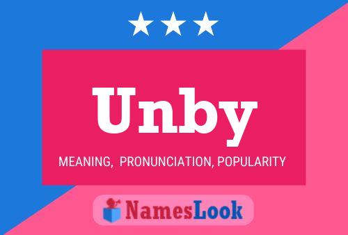 Póster del nombre Unby