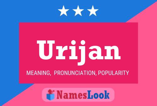 Póster del nombre Urijan