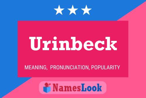 Póster del nombre Urinbeck