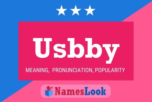 Póster del nombre Usbby