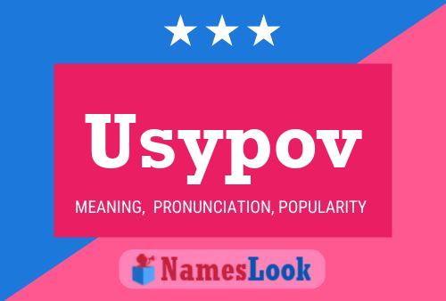 Póster del nombre Usypov