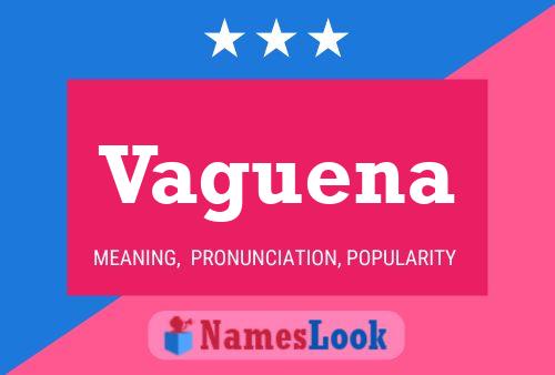 Póster del nombre Vaguena