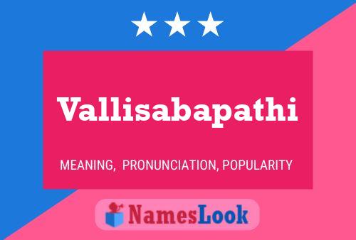 Póster del nombre Vallisabapathi