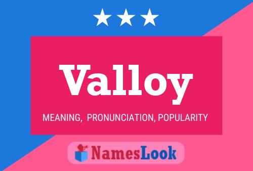 Póster del nombre Valloy