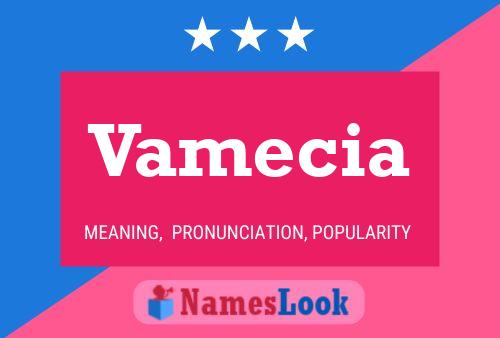 Póster del nombre Vamecia