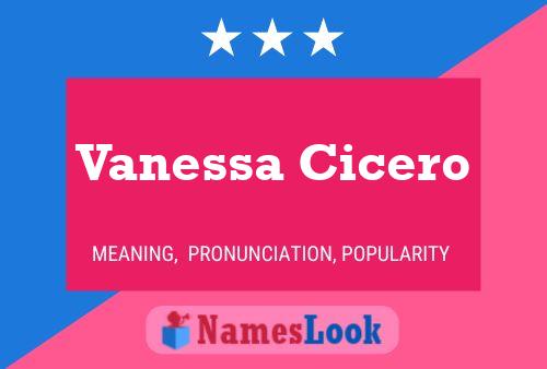 Póster del nombre Vanessa Cicero