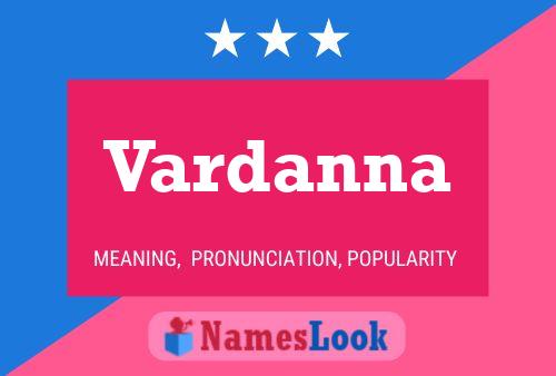 Póster del nombre Vardanna