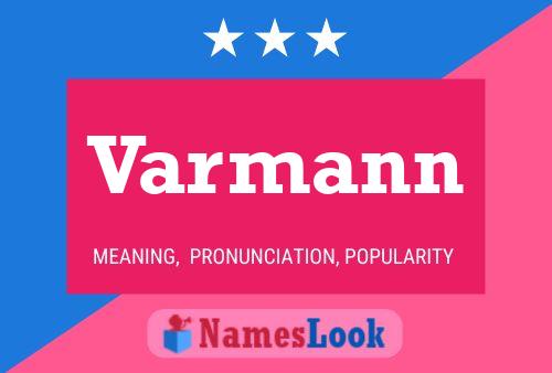 Póster del nombre Varmann