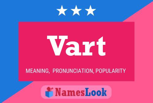 Póster del nombre Vart