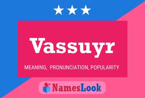 Póster del nombre Vassuyr