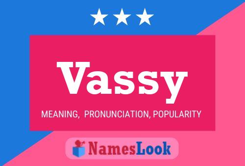 Póster del nombre Vassy