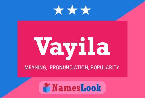 Póster del nombre Vayila