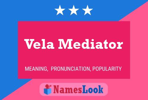 Póster del nombre Vela Mediator