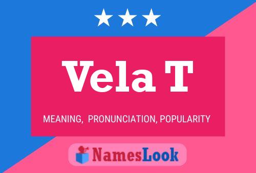 Póster del nombre Vela T