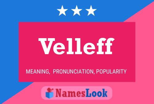 Póster del nombre Velleff