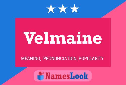 Póster del nombre Velmaine