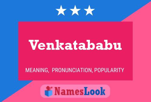 Póster del nombre Venkatababu