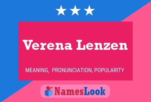 Póster del nombre Verena Lenzen