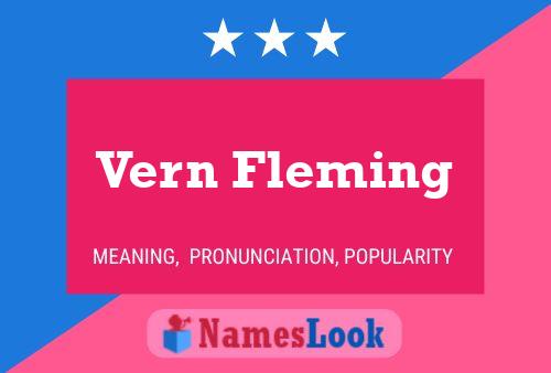 Póster del nombre Vern Fleming