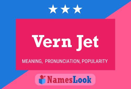 Póster del nombre Vern Jet