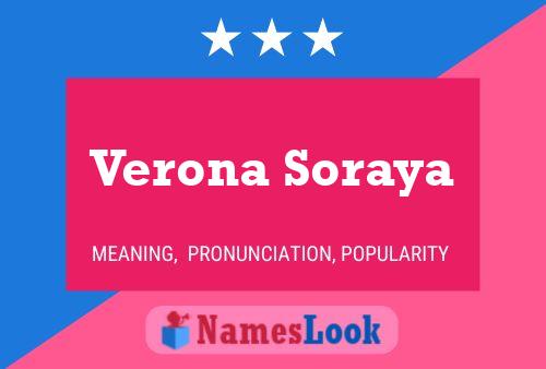 Póster del nombre Verona Soraya