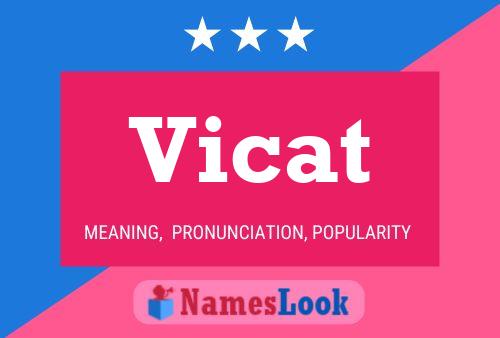 Póster del nombre Vicat