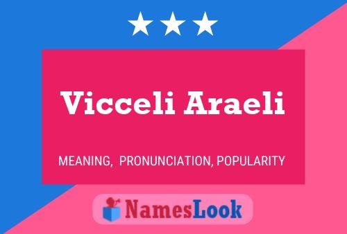 Póster del nombre Vicceli Araeli