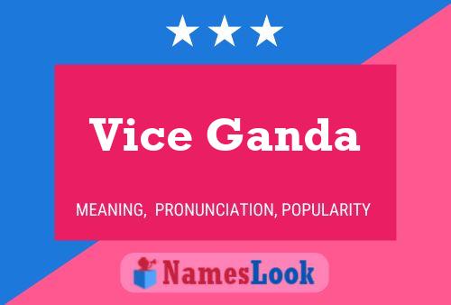 Póster del nombre Vice Ganda