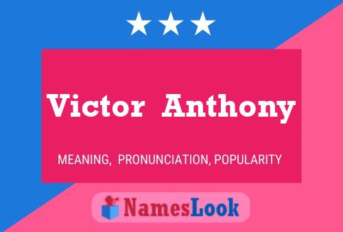 Póster del nombre Victor  Anthony