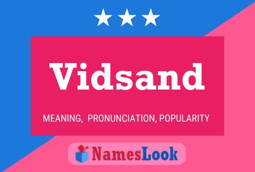 Póster del nombre Vidsand