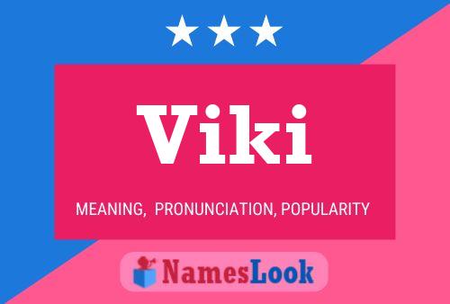 Póster del nombre Viki