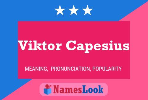 Póster del nombre Viktor Capesius