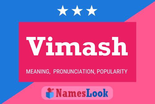 Póster del nombre Vimash