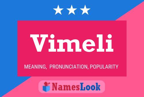 Póster del nombre Vimeli