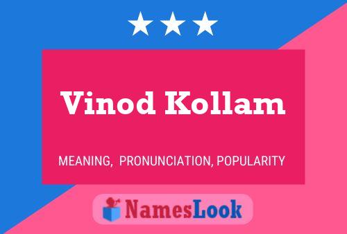 Póster del nombre Vinod Kollam