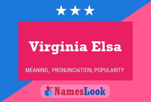 Póster del nombre Virginia Elsa